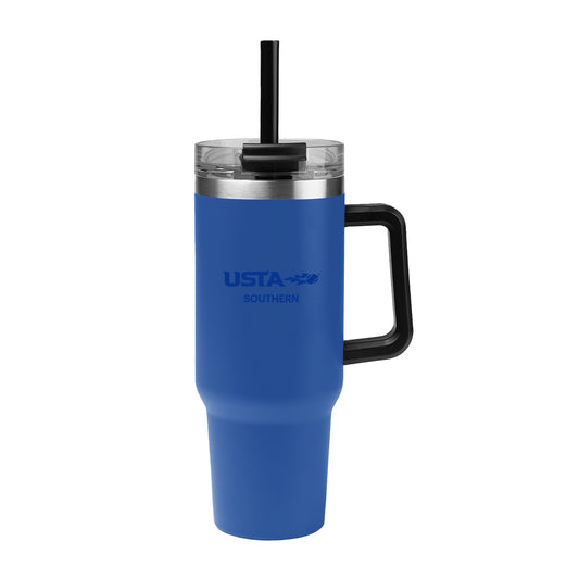 Blue 40 Oz. Stainless Tumbler