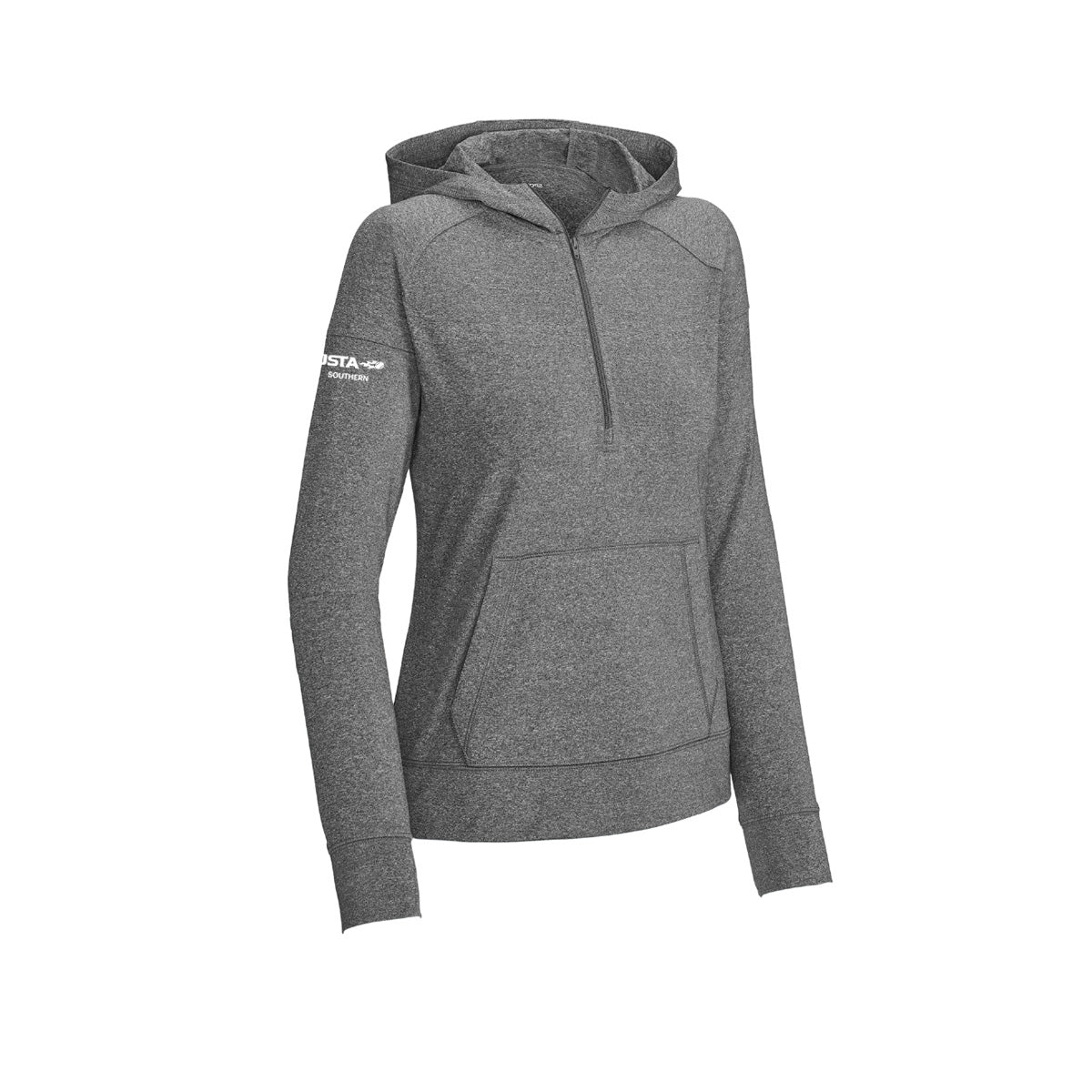 Sport-Tek® Women's Sport-Wick® Stretch 1/2-Zip Hoodie
