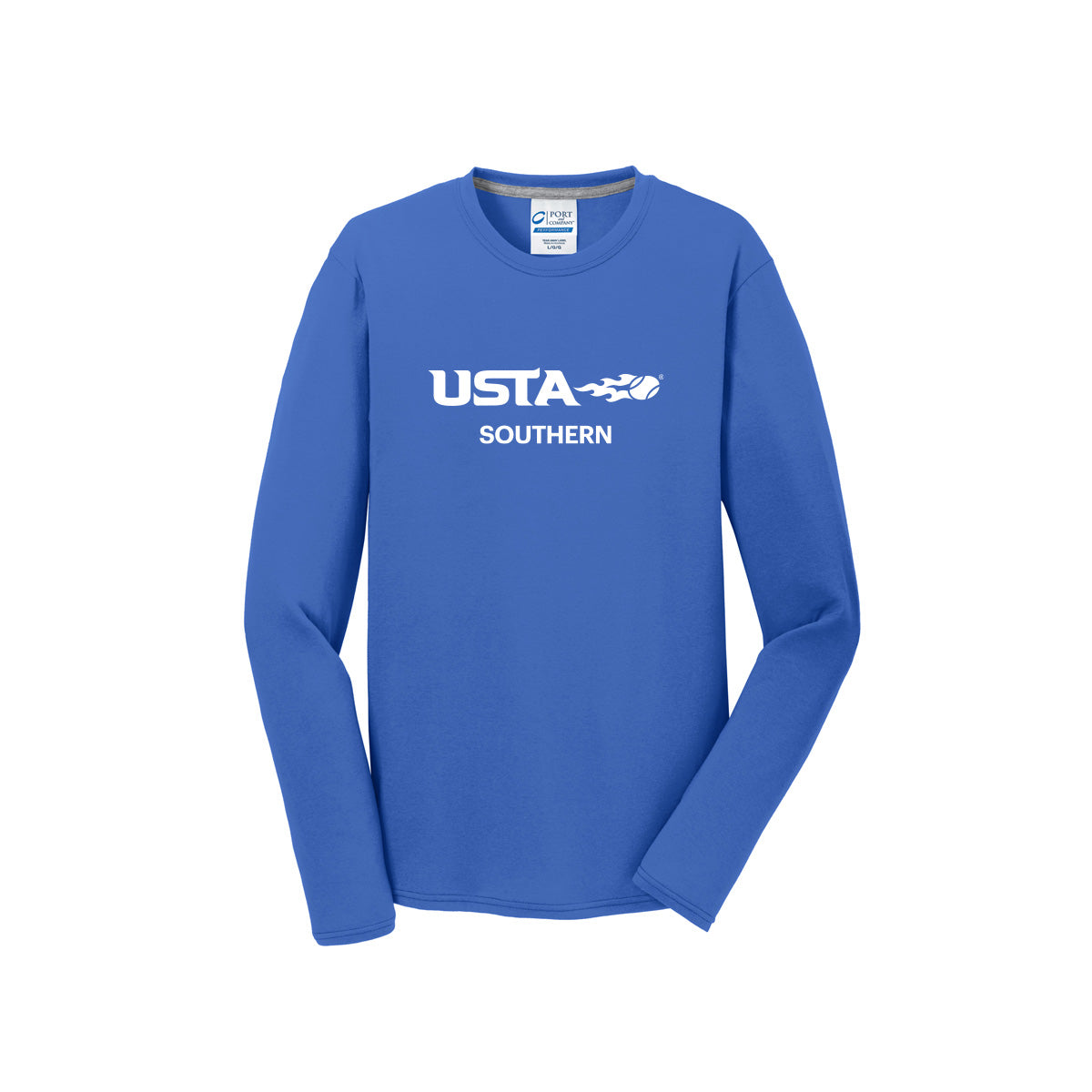 Port & Co™ Long Sleeve Performance Blend Tee