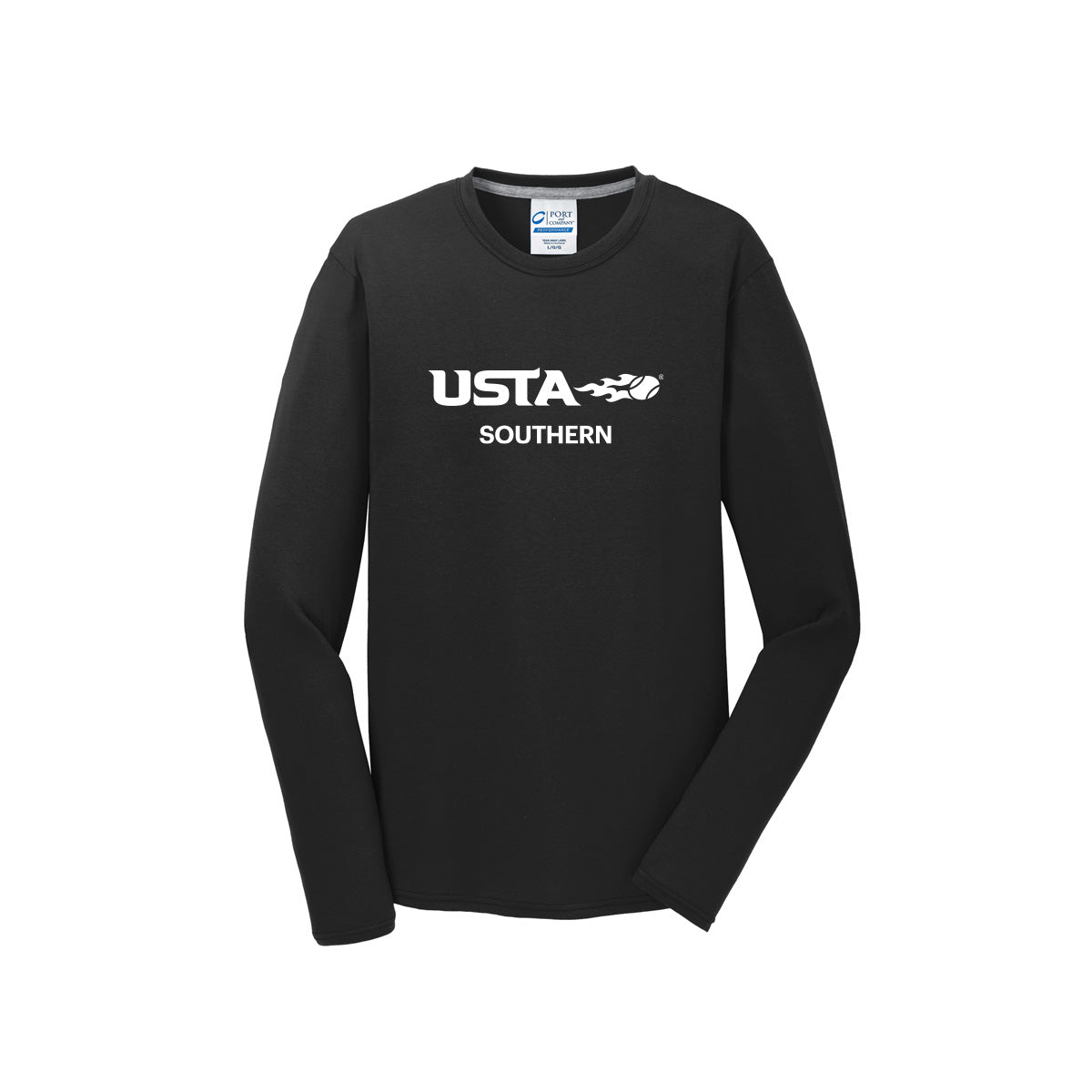 Port & Co™ Long Sleeve Performance Blend Tee